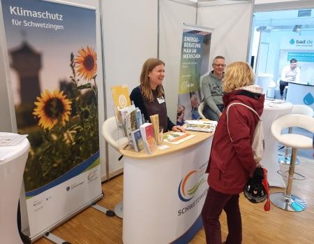 Der Messestand der Stadt Schwetzingen 